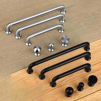 Door Handle Modern Minimalist Wardrobe Pull Black American Drawer Cabinet Door Drawer Handle 304 Stainless Steel Knob