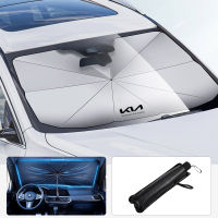 Car heat insulation sunscreen For Kia Soul Seltos K2 K5 K3 Sportage Ceed RIO Niro Foldable Sun Umbrella Windshield UV Sun Shade