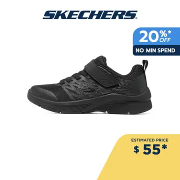 Girls on sale black sketchers