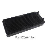 DIY Liquid Cooling System High-Density Fins 10-Row Tubes Aluminum Radiator for Computer Water Cooling System 240mm/9.45i Heatsinks