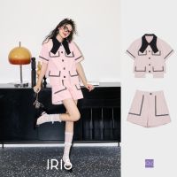 พร้อมส่ง [สินค้าลิขสิทธิ์แท้」IRIS BOUTIQUE IS233934-IP233935 Apricot blossom shirt-short เสื้อผ้าแฟชั่น เสื้อ กางเกง