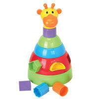 ของเล่นเด็ก ของเล่นเสริมพัฒนาการ ยีราฟสอนไล่ระดับ รูปทรง Jerry The Giraffe Funtime