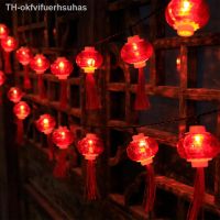 okfvifuerhsuhas สีแดงโคมไฟ String Lights สไตล์จีน ไฟแบตเตอรี่/USB ดำเนินการ ไฟสำหรับปีใหม่ Xmas