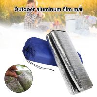 【cw】 Camping Mat Picnic Blanket Ultralight Waterproof Beach Mattress Sleeping Pad Aluminum Foil EVA Foam Mat Outdoor Tent Footprint