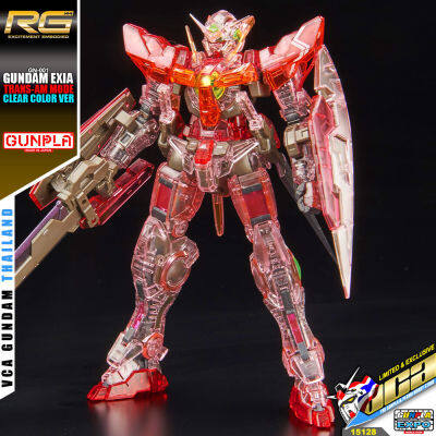 BANDAI GUNPLA EXPO REAL GRADE RG 1/144 GN-001 GUNDAM EXIA TRANS-AM TRANS AM CLEAR COLOR โมเดล กันดั้ม กันพลา VCA GUNDAM