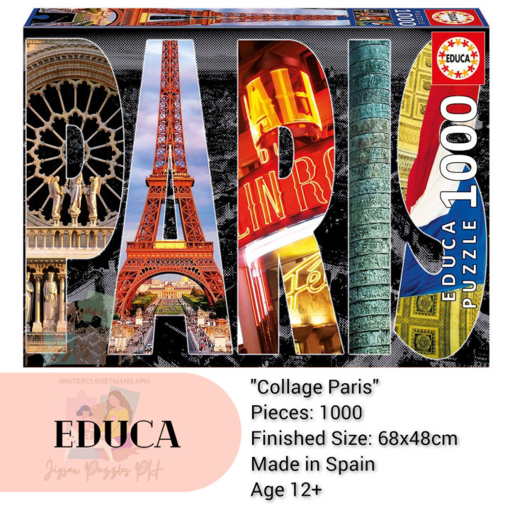 Puzzle Disney Educa 1000 p. Collage 100 ans