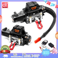 รถ RC กว้านไฟฟ้าเครื่องกว้านโลหะอุปกรณ์เสริมอัพเกรดใช้ได้กับ SCX 10 90046 D90 Traxxas TRX4 REDCAT