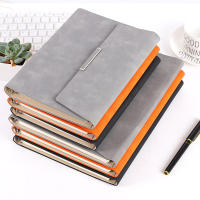 สมุดบันทึกการประชุมสำนักงานธุรกิจขายส่งในสต็อกชุดของขวัญ Notepad สมุดบันทึกใบหลวมสามพับที่ถอดออกได้