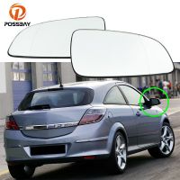 กระจกมองข้างอุ่นด้านหลังรถด้านซ้ายและขวา1คู่สำหรับ Opel Astra H 2004 2005 2006 2007 2008