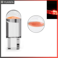 【Flash Sale】 5pcs T10 Glass HOUSING Light หลอดไฟ LED รถยนต์ WEDGE License Plate Lamp Dome LIGHT