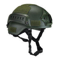 หมวกกันน็อคยุทธวิธี MICH สไตล์หมวกกันน็อกทหาร Cs เกมสงคราม Head Protector NVG Mount Tactics Paintball Helmets2023