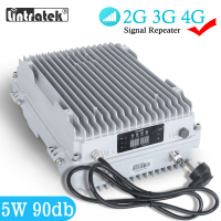 Lintratek 5W MGC Extender 4G 90db กลางแจ้ง2G 3G 850 900 1800 2600 2100กันน้ำ37dbm สำหรับตึกใหญ่