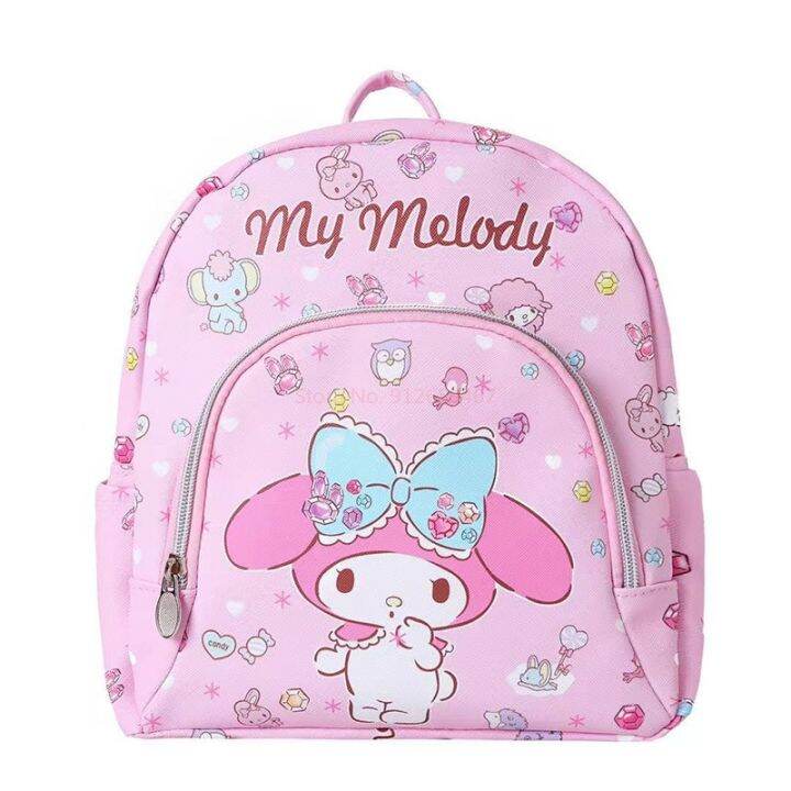 sanrio-kawaii-hello-kitty-cinnamoroll-kuromi-my-melody-cartoon-cute-leather-transparent-childrens-backpack-school-bag-girl-gift