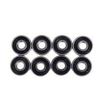 Skateboard Roller Skate Longboard Bearings 608ZZ Bearings Drift Boards Vitality Board Universal Kit 608 ABEC (Pack of 8)