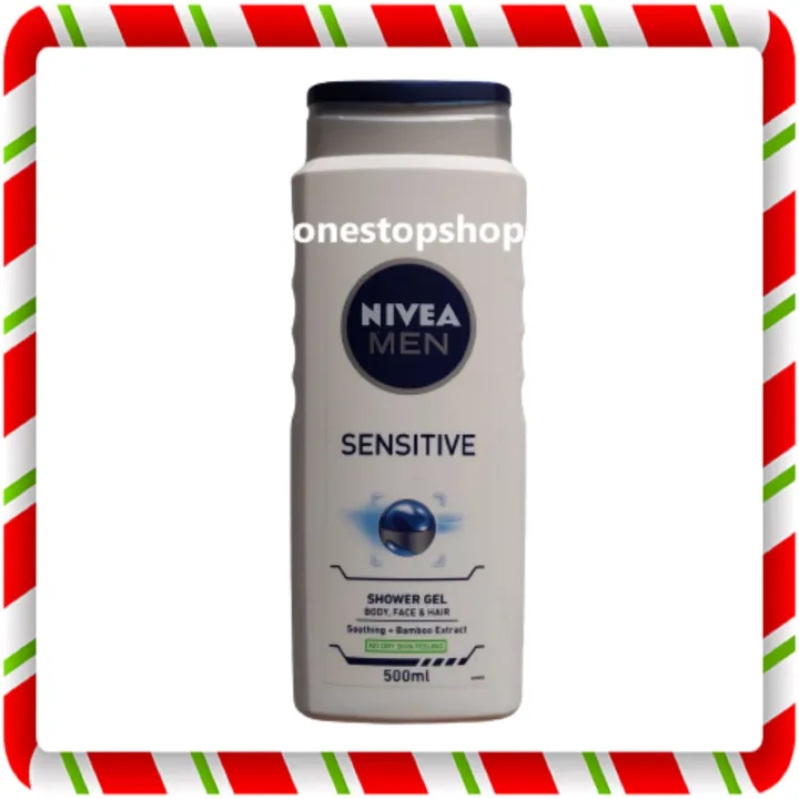 Nivea Men Sensitive 3in1 Shower Gel 500mL Lazada PH