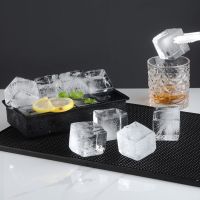 Big Ice Food Mold Giant Jumbo Large Food Grade Silicone Ice Cube Square Tray Mold DIY Ice Maker Ice Cube Tray4/6/8/15 Grid