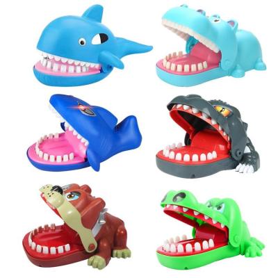 Childrens Toys Novel Finger-Biting Toy Mini Crocodile Decompression Family Party Parent-Child Games Keychain Decoration steady