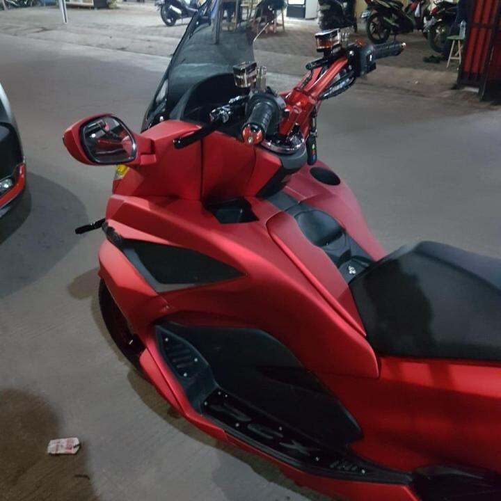 Modifikasi goldwings untuk honda pcx lokal Merah doff | Lazada Indonesia