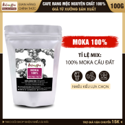 100G Cà phê Moka Cầu Đất 100% không mix thơm mạnh mẽ, vị chua thanh