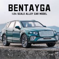 【RUM】โมเดลรถยนต์ สเกล 1:24 Bentayga อัลลอย ของเล่นสําหรับเด็กผู้ชาย เก็บสะสม