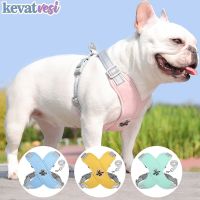 【jw】☼ Dog Harness Breathable X Shaped Outdoor Reflective Chest Straps for Small Meidum Dogs Adjustable Walking Leash