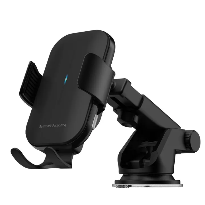 Charger type c QI Wireless Charger 15W Car Phone Holder Auto Alignment