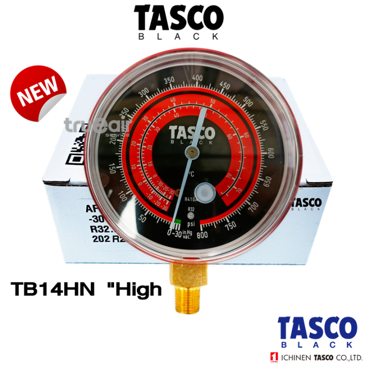 หัวเกจวัดน้ำยาแอร์-tasco-black-series-tb14hn-new-สำหรับ-r32-r410a-แบบ-high-ใช้ทดแทนตามรุ่นขนาด-สินค้าคุณภาพมาตฐานจากญี่ปุ่น