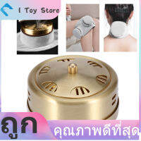 ทองแดงบริสุทธิ์ไม้หอมระเหยแบบพกพากล่อง Moxibustion Heat Treatment Holder Moxa 6 การรมยาแบบร้อน Treatment ผู้ถือ