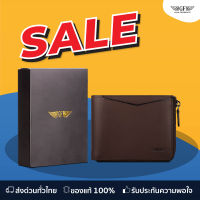 gian ferrente GIFT41-กระเป๋าสตางค์ผู้ชาย / Clip Wallet  กระเป๋าสตางค์หนังแท้ แบบสองพับ