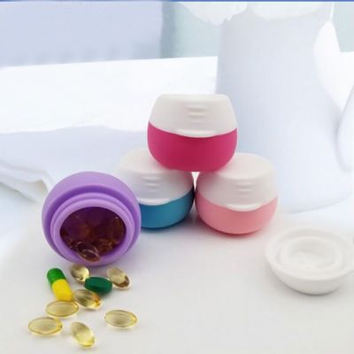 【jw】✧❣  2022 Outdoor Silicone Packing Color Cosmetics Storage Jewelry Pill Plaster Wholesale
