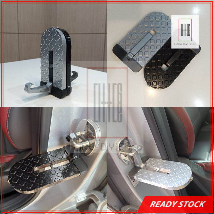 Car MultiFunctional Latch Door Step, Glass Breaker Safety Hammer, Easy