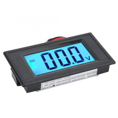 YB5135D LCD Blue Backlight Digital Display Voltage Meter DC3.5V 120V Two Wire DC Voltmeter Monitor For Automobile Car Motorcycle