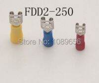 1000Pcs FDD2-250 Femaleper-Isolasi Joint Cold Pressed Terminals Cable Connector Wire Connector