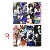 【✱2023 HOT✱】 haozuod 8ชิ้นที่คั่นหนังสืออนิเมะ Kuroshitsuji Black Butler โปร่งใสกันน้ำพีวีซีที่คั่นหนังสือพลาสติกหนังสือสวยงาม