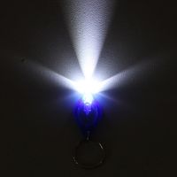 Alonefire LED Mini Night Keychain Light Flashlight Portable Gift Travel Key Chain Lamp Child Torch