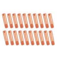 20Pcs ทองแดง Contact Tip สำหรับ15AK Mig/mag เชื่อมไฟฉาย Contact กึ่งอัตโนมัติหัวเชื่อมวัสดุสิ้นเปลือง0.8/1.2Mm