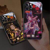 เคสโทรศัพท์กระจกเรียกแสงเด็กผู้หญิง2ไฟ LED สำหรับ Iphone 14 13 12 Pro Max Xr Xs Max 6 7 8ฝาหลังส่องสว่างควบคุมด้วยเสียงอัจฉริยะ (OKJHHUHGYYHF เคสโทรศัพท์ S)