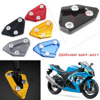 สำหรับ Suzuki GSXR1000 GSX-R1000 GSXR 1000 2009-2017รถจักรยานยนต์ CNC ขาเท้าด้านข้างยืนขยายขยาย Pad สนับสนุนแผ่น