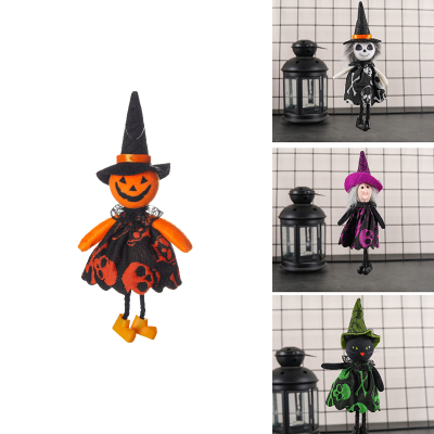 Halloween Decor Pumpkin Supplies Witch Ghost Pendant Kids Supplies Party Props