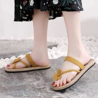 Women Sandal Fashion Flat Kasut Beach Perempuan Selipar Outdoor Wanita Slipper With Flower