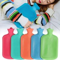 2000ml Rubber Hot Water Bottle Portable Thick Hand Warmer For Girls Pocket Feet Hot Water Bag Random Color S0Z7