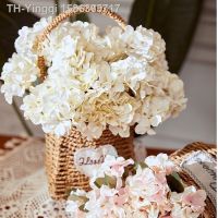 【hot】♧♨⊙  Hydrangea Artificial Flowers Table Centerpieces Wedding Props decoration Room Balcony Bouquet