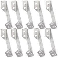 ❃❁ 10PCS Stainless Steel Corner BracketAngle Code Corner Braces Multi-Angle Joint FastenerSupport for Desk EdgeBoxWood Beam