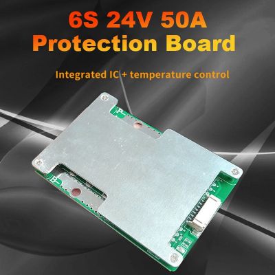 6S 24V 50A Lithium Battery Protection Board with Power Battery Balance/Enhance PCB BMS Protection Board