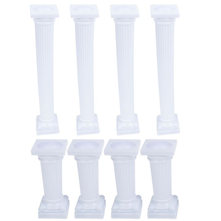 [new] Roman Cake Column Stand Pillar Topper Statue Holder Wedding ...