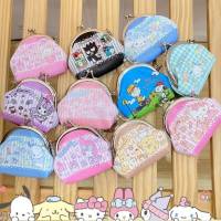 กระเป๋าใส่เหรียญ ใส่สตางค์ Sanrio Character มาใหม่ งานป๊อกแป๊ก หนัง PU  พร้อมส่ง ลายยอดฮิต