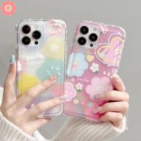 เคสโทรศัพท์มือถือแบบนิ่ม ลายดอกไม้หน้ายิ้มน่ารัก สไตล์เกาหลี สําหรับ Oppo A15 A54 A16 A96 A76 A5 A9 A7 A12 A77 A16E A16K A55 A1K A77s A74 A16s A17 A3s A57 A5s A95 A17K A53 A92 A31 A52 A12E A