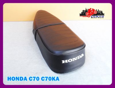 HONDA C70 C70KA "BLACK" COMPLETE DOUBLE SEAT // เบาะ เบาะรถมอเตอร์ไซค์ สีดำ งานสวย สินค้าคุณภาพดี