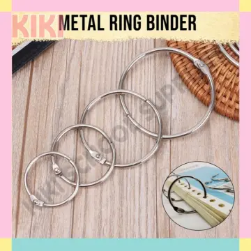 Card Rings/Scrapbooking Ring/Loose Leaf Binder Rings 38 mm (Ideal for More  Pages and Thick