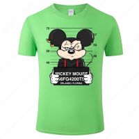 Mickey Mouse T Shirt For Men Summer Cotton Short Sleeve Funny Tee Fashion Cartoon Anime Print Homme T Shirt Unisex Clothes J123 S-4XL-5XL-6XL